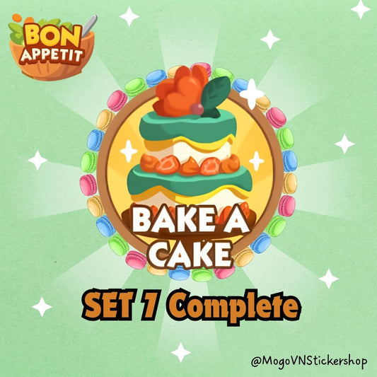 Set 7 (Bake A Cake) Bon Appetit Monopoly GO!