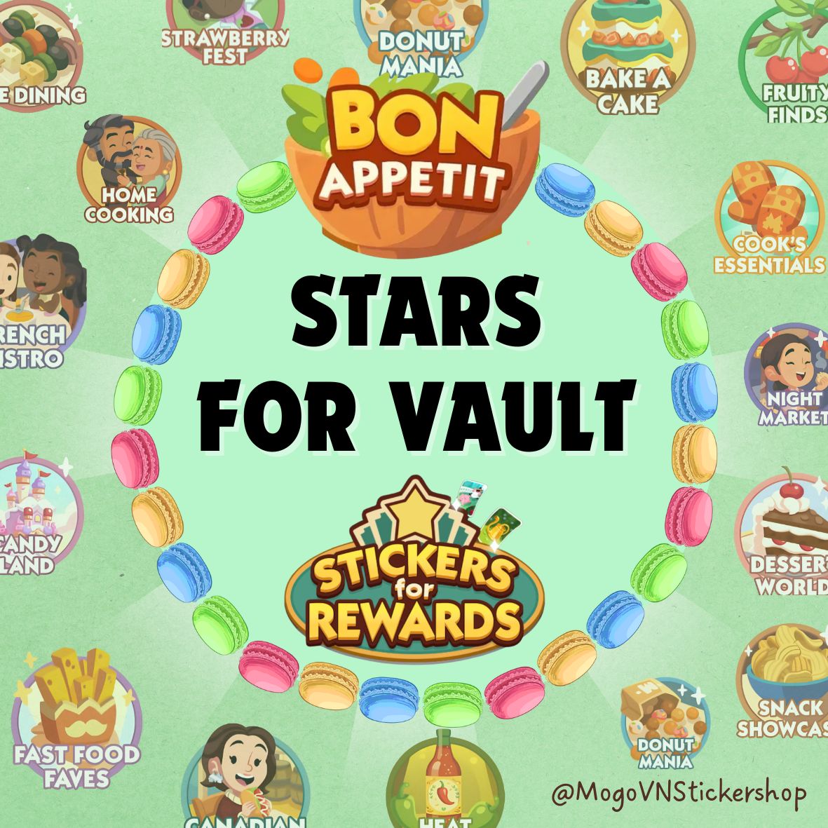 Stars For Vault - Stars for Open Vault Monopoly Go!