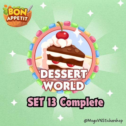 Set 13 (Dessert World) Bon Appetit Monopoly GO!