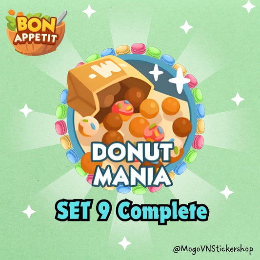 Set 9 (Donut Mania) Bon Appetit Monopoly GO!