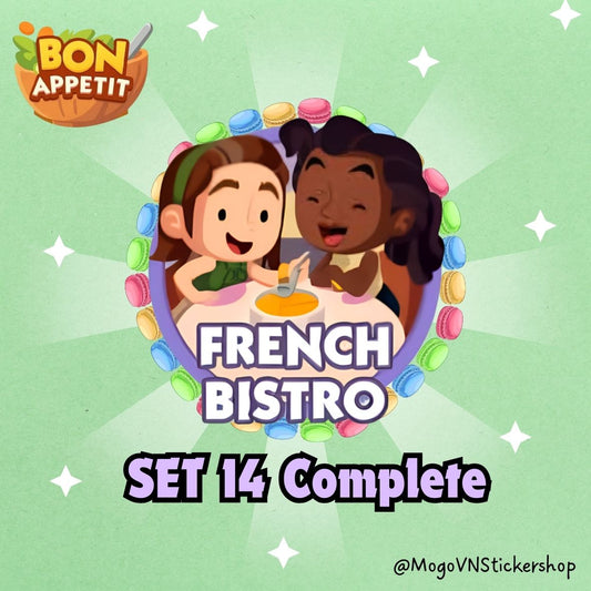 Set 14 (French Bistro) Bon Appetit Monopoly GO!