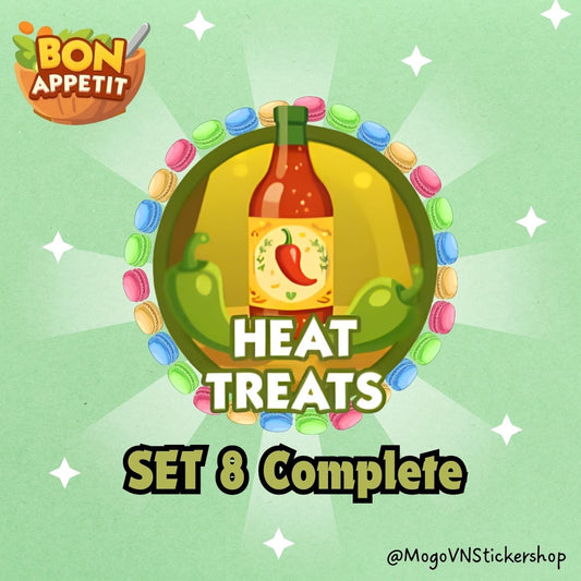 Set 8 (Heat Treats) Bon Appetit Monopoly GO!