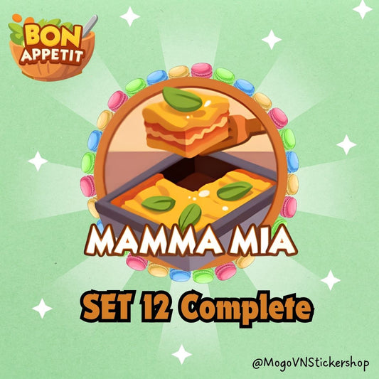 Set 12 (Mamma Mia) Bon Appetit Monopoly GO!