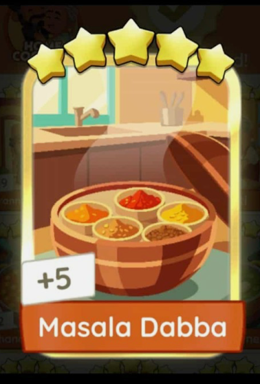 Masala Dabba (Set 17 Home Cooking) Monopoly GO! Golden Blitz