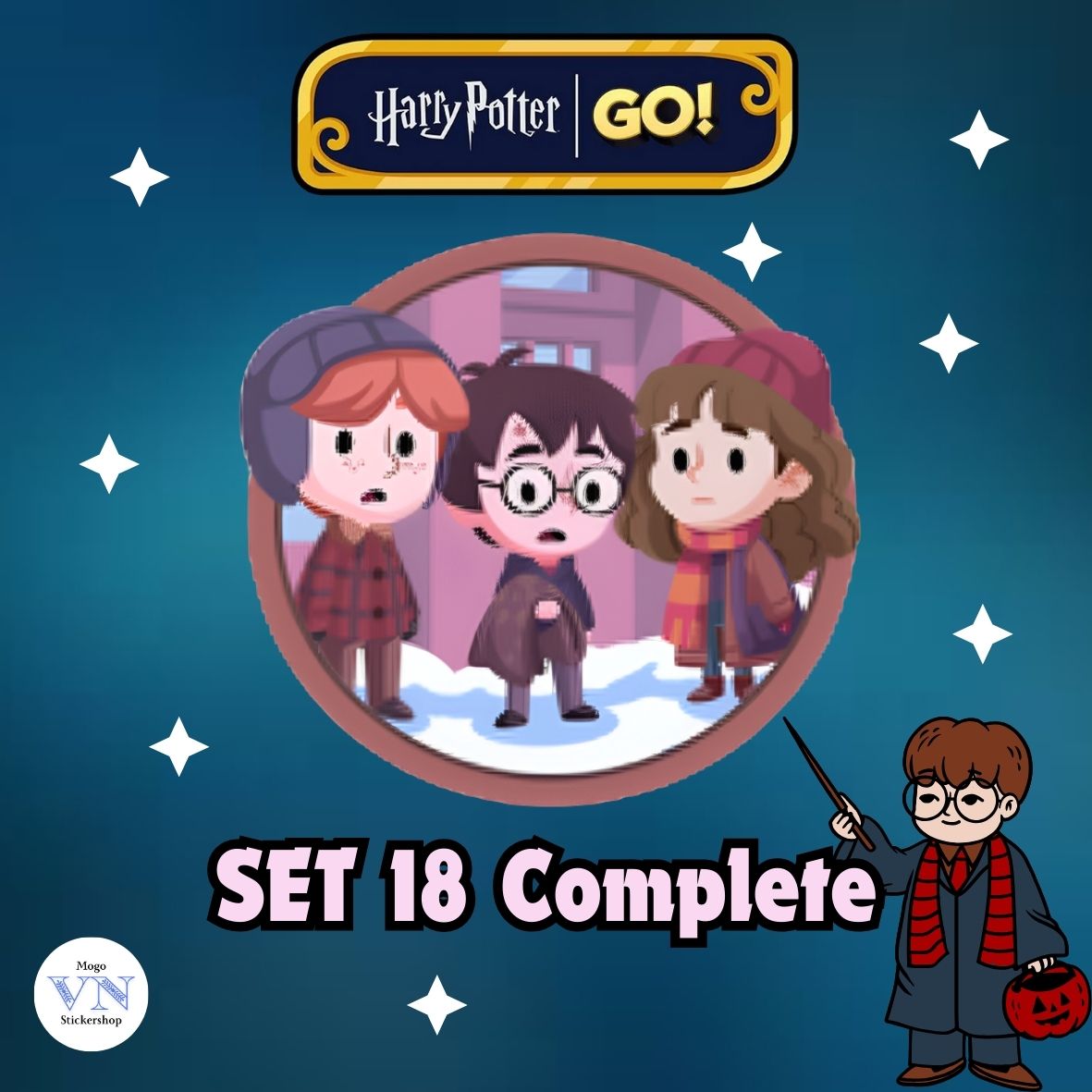 Set 18 (Hogsmeade) Harry Potter GO! Album Monopoly GO!