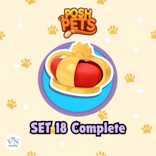 Set 18 (Ritzy Style) Posh Pets Album Monopoly GO!