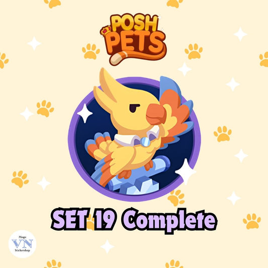 Set 19 (Haute Dog) Posh Pets Album Monopoly GO!