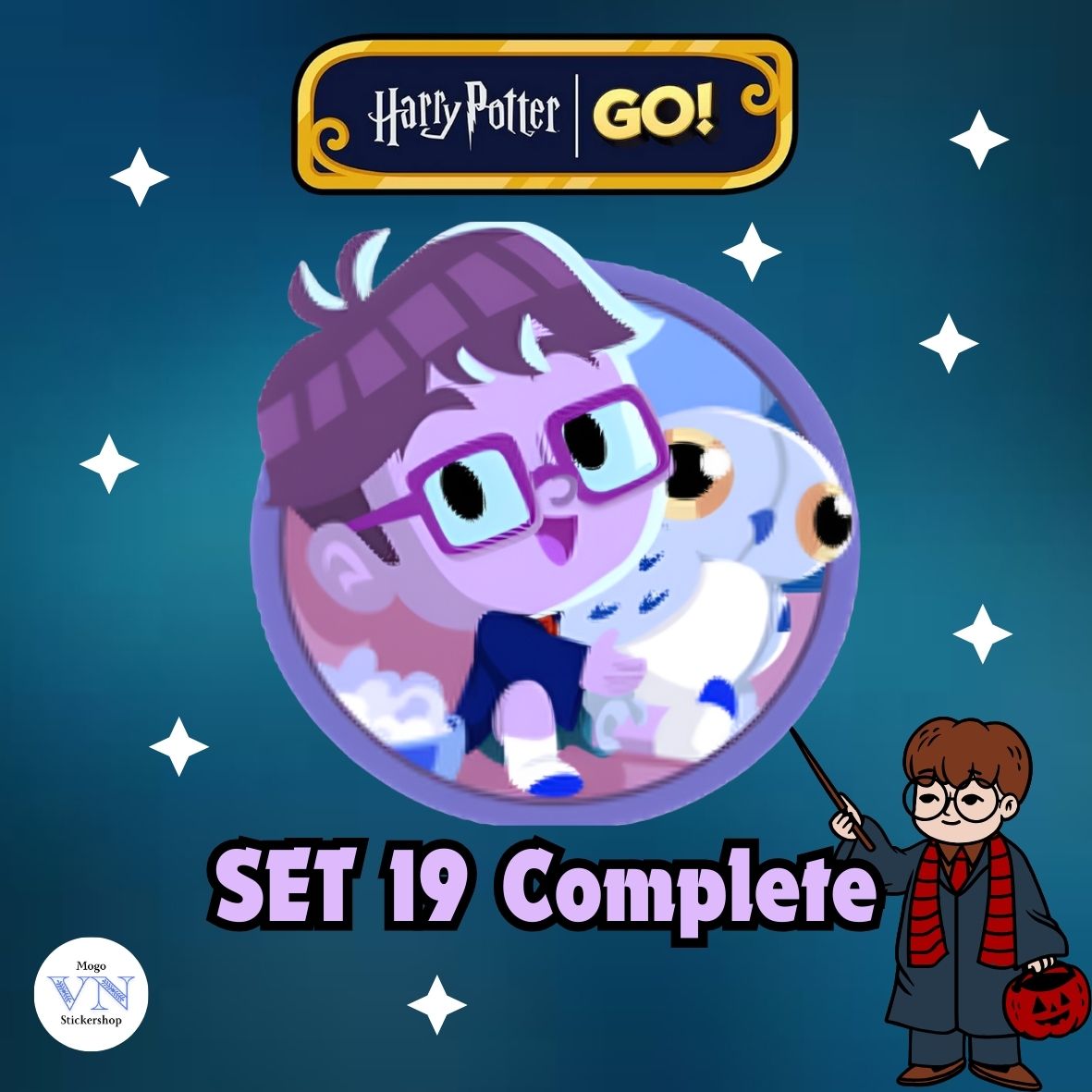 Set 19 (Movie Marathon) Harry Potter GO! Album Monopoly GO!