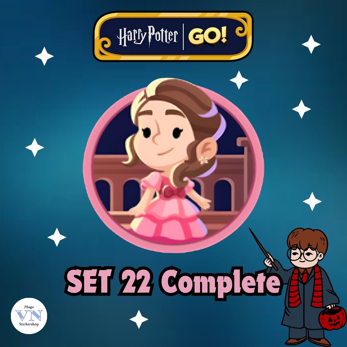 Set 22 (Yule Ball) Harry Potter GO! Album Monopoly GO!