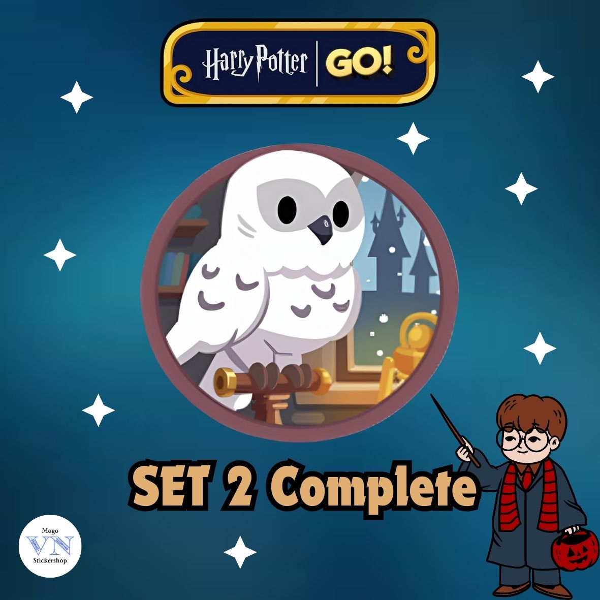 Set 2 (School Supplies) Harry Potter GO! Album Monopoly GO!
