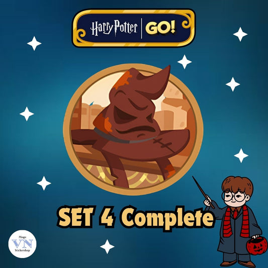 Set 4 (Hogwarts Houses) Harry Potter GO! Album Monopoly GO!