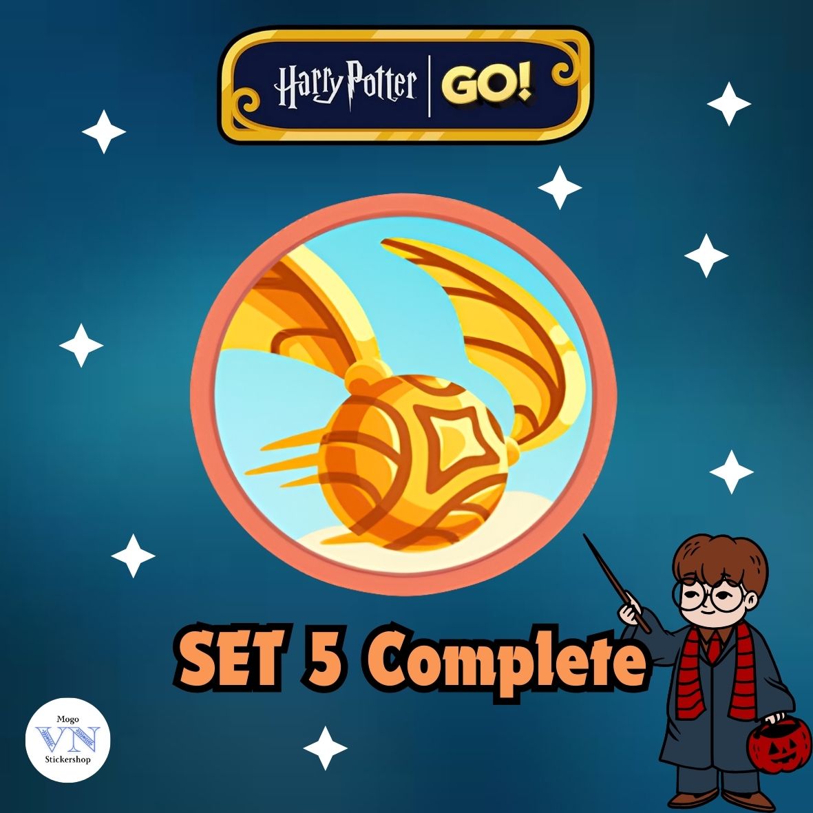 Set 5 (Quidditch) Harry Potter GO! Album Monopoly GO!