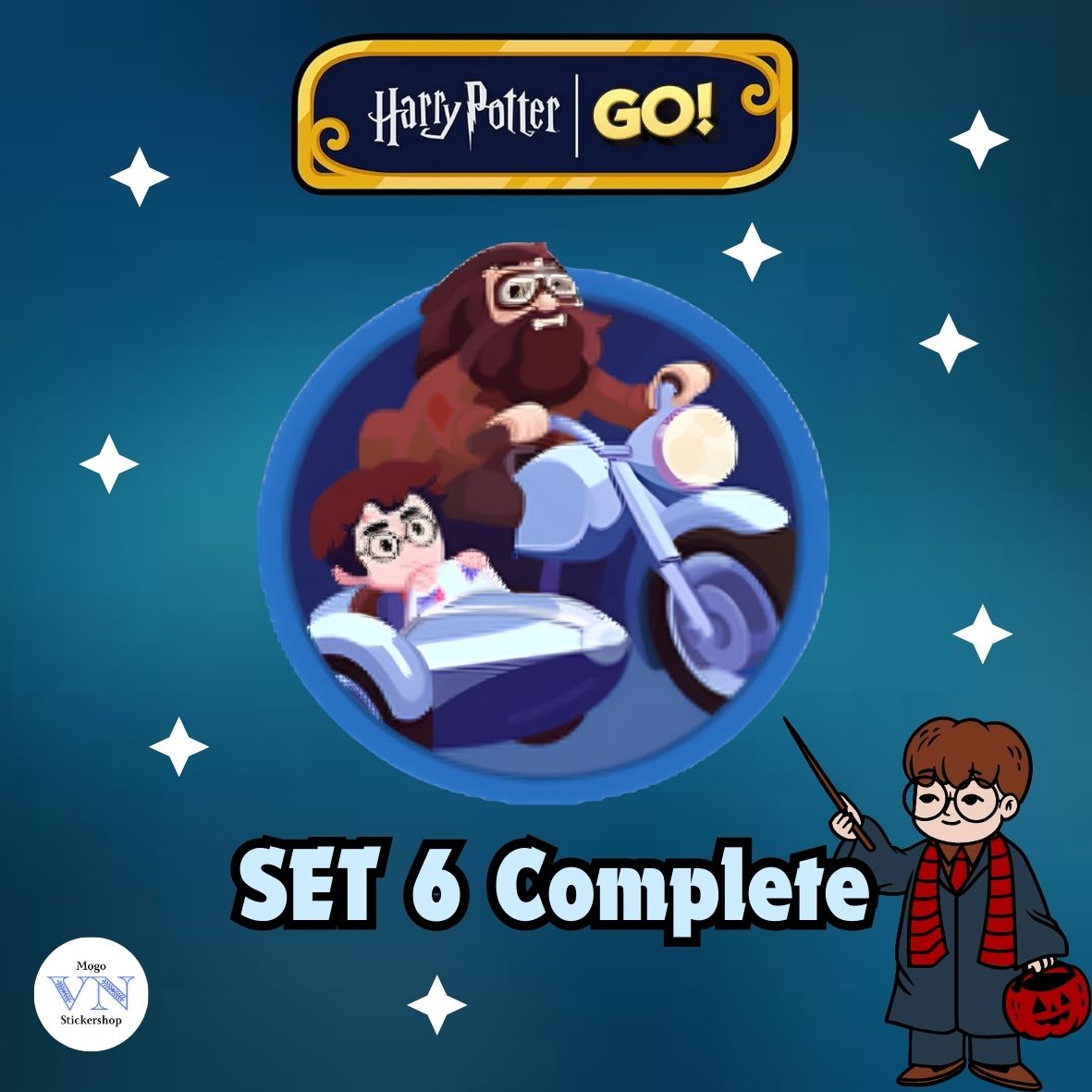 Set 6 (Transportation) Harry Potter GO! Album Monopoly GO!