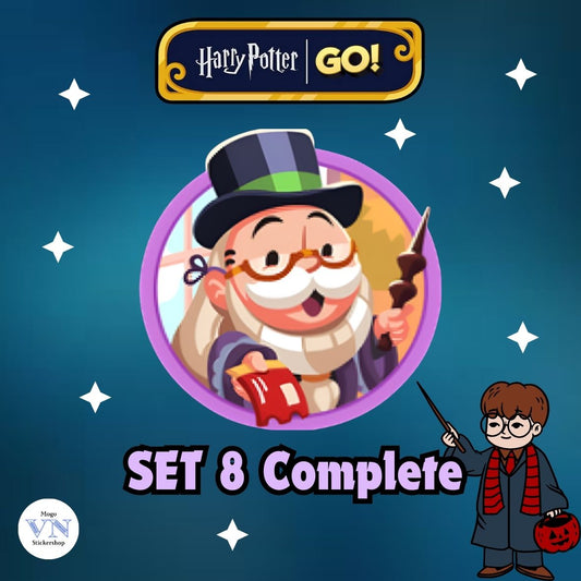 Set 8 (Cosplay Convention) Harry Potter GO! Album Monopoly GO!
