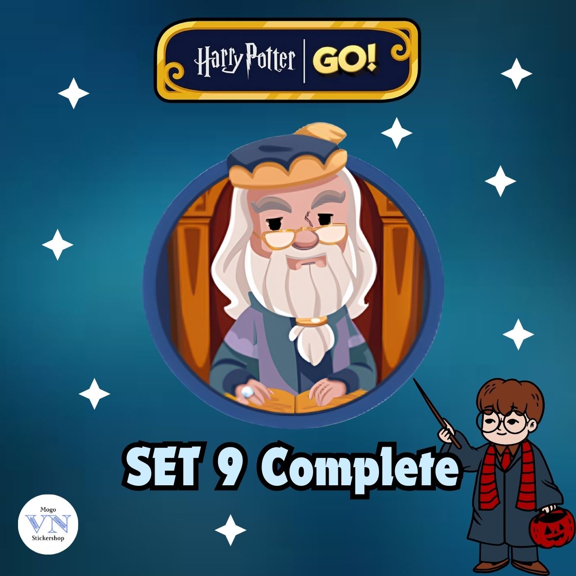 Set 9 (Hogwarts) Harry Potter GO! Album Monopoly GO!