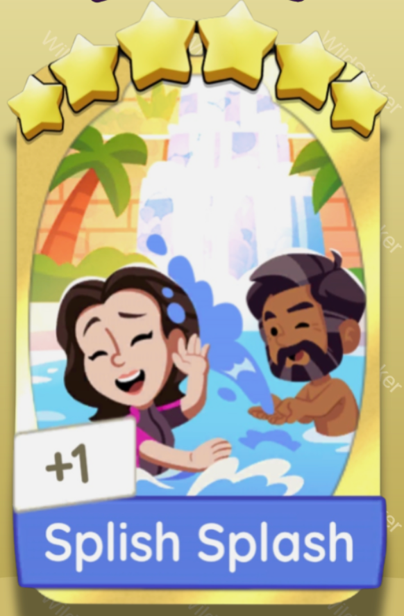 Splish Splash (Set 19 Pool Party) Monopoly GO! Golden Blitz